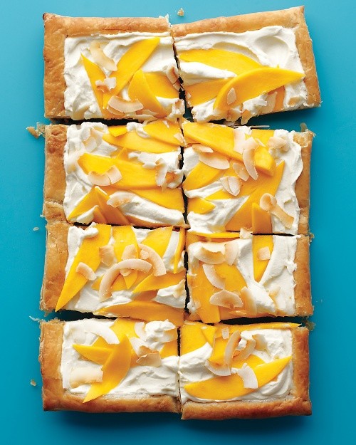 Tropical fruit tart