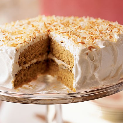 Tropical gingerbread cake