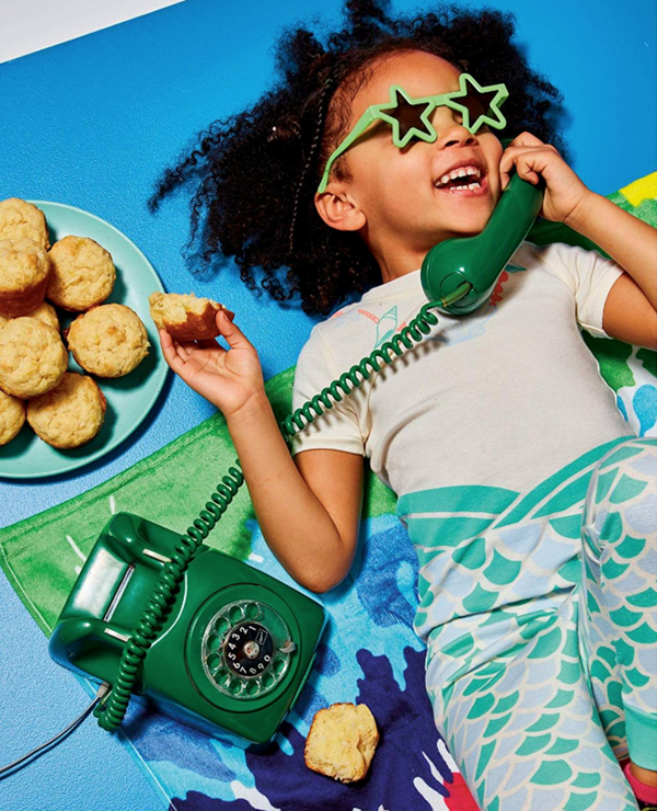 Tropical mermaid muffins