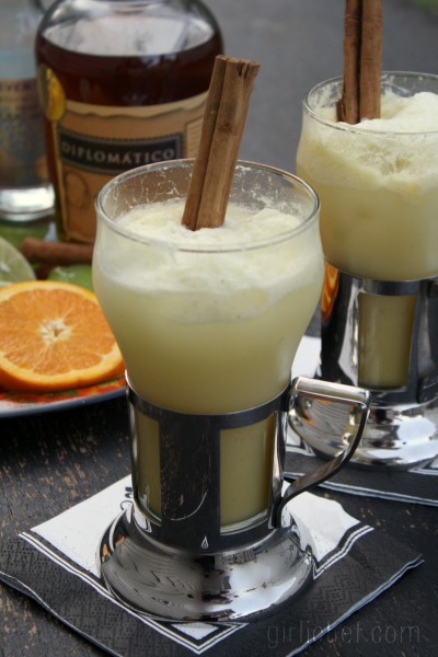 Tropical rum punch