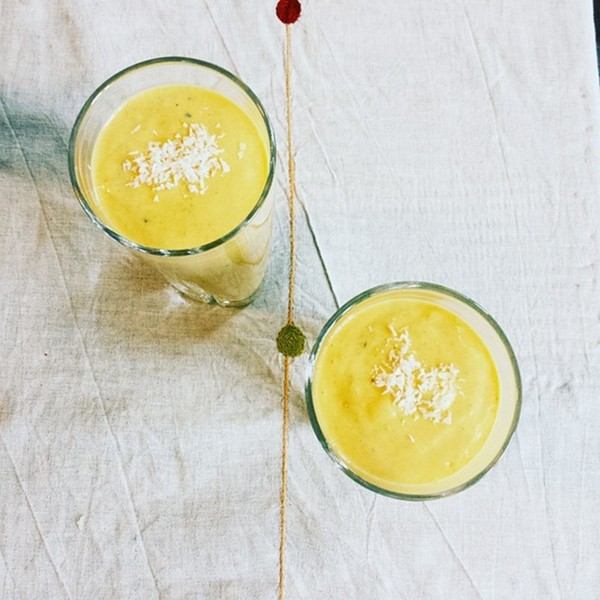 Tropical sunshine smoothie