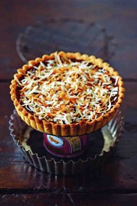 Tropical treacle tart