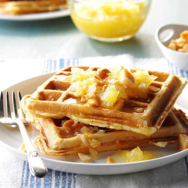 Tropical waffles 