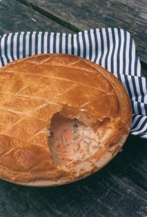 Trout & Pernod pie