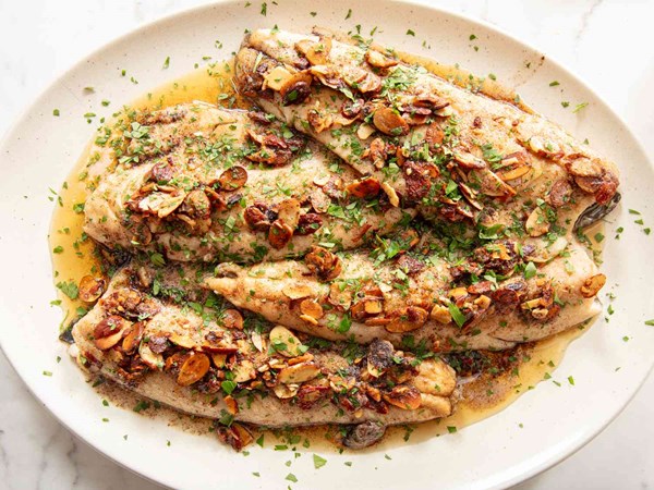 Trout almondine 