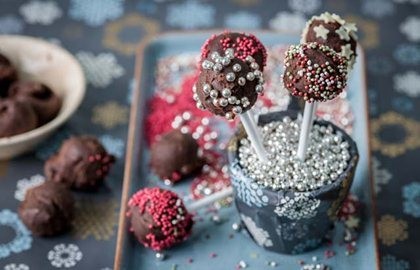 Truffle lollipops