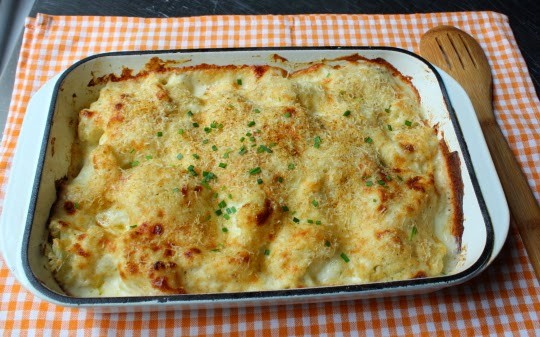 Truffled cauliflower gratin