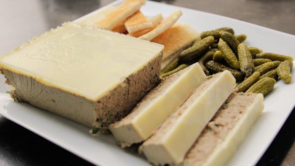 Truffled chicken liver mousse