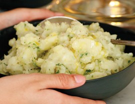 Truffled mashed potatoes