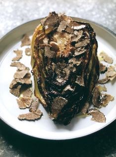 Truffled pointed cabbage