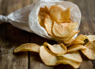 Truffled potato chips