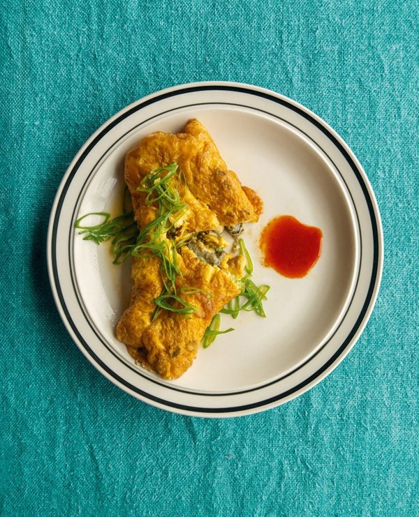 Tuatua omelette