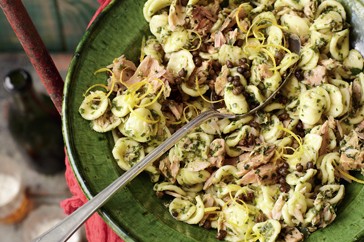 Tuna & lemon orecchiette