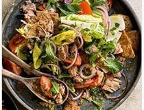 Tuna & tomato fattoush