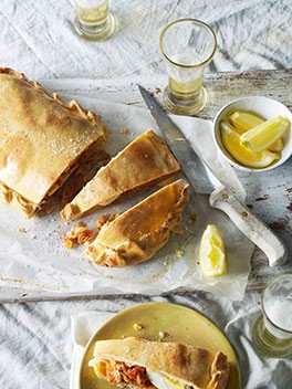 Tuna and egg empanada