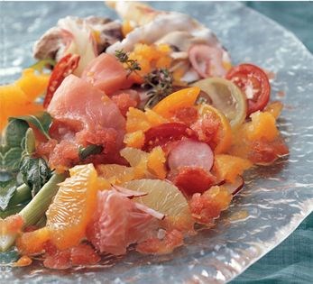 Tuna and oyster kinilaw