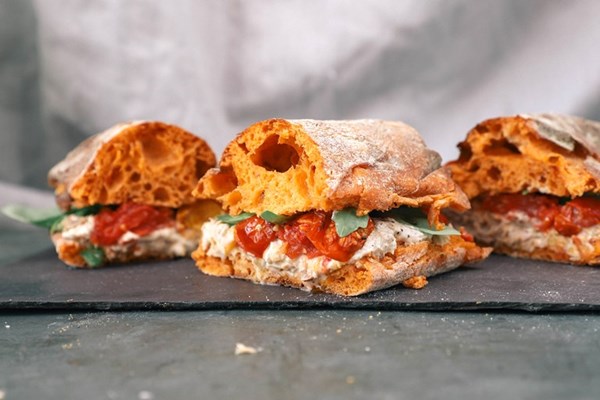 Tuna and roasted tomato ciabatta