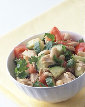 Tuna and white bean salad
