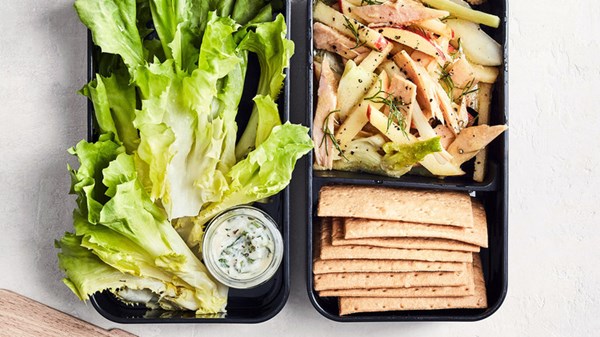 Tuna-apple bento box