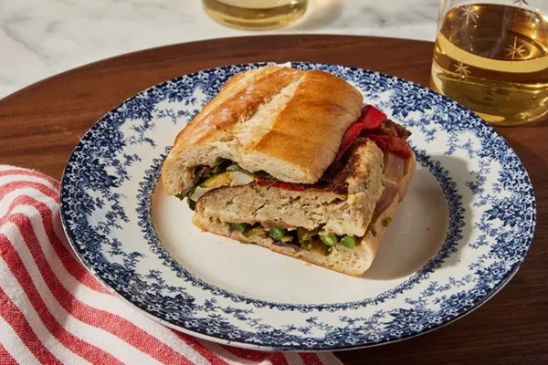 Tuna cake pan bagnat