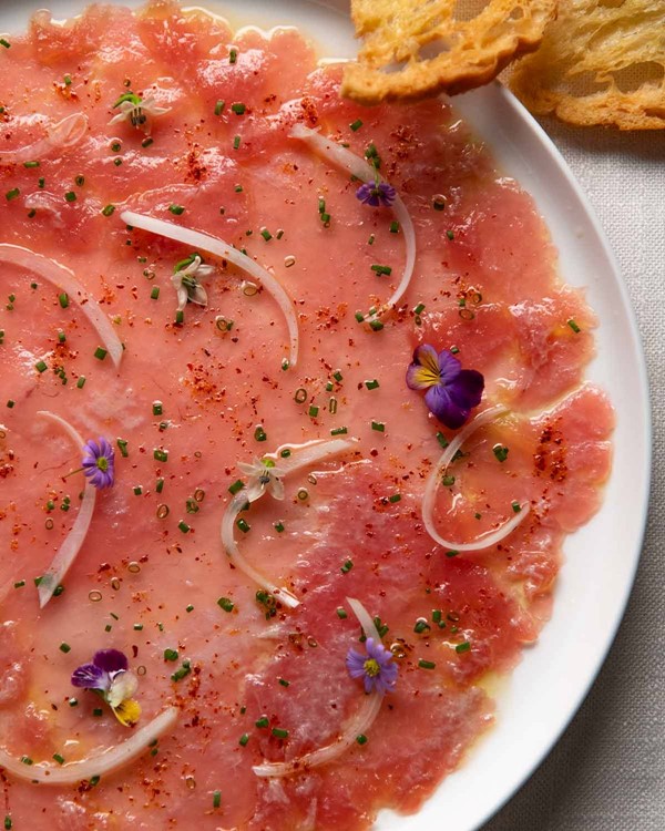 Tuna carpaccio