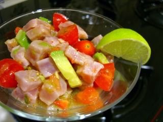Tuna ceviche