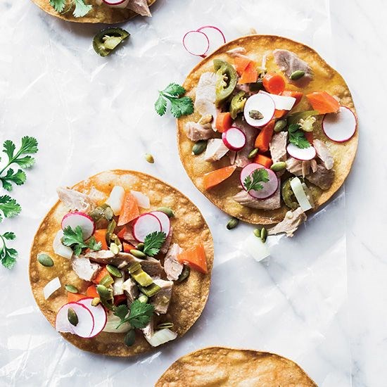 Tuna escabeche tostadas