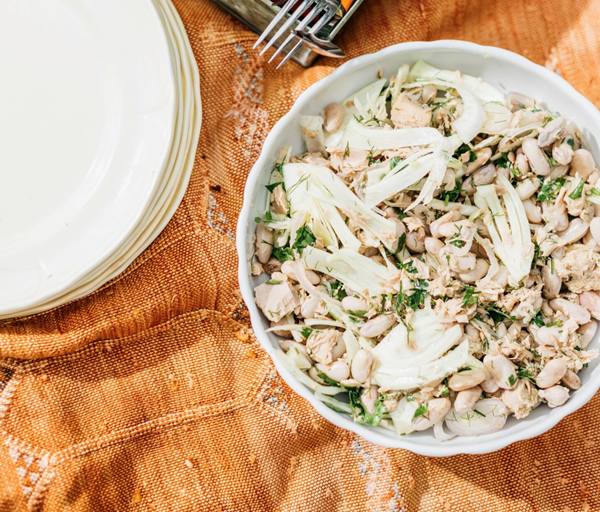 Tuna, fennel and bean salad (Insalata di tonno, finocchio e fagioli)