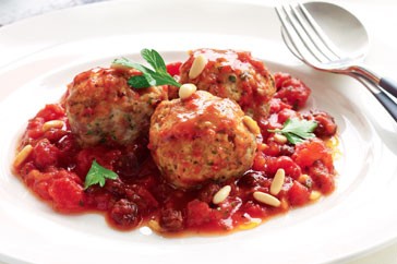 Tuna meatballs with fresh tomato sauce