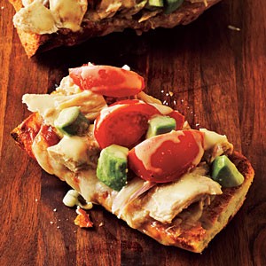 Tuna melts with avocado