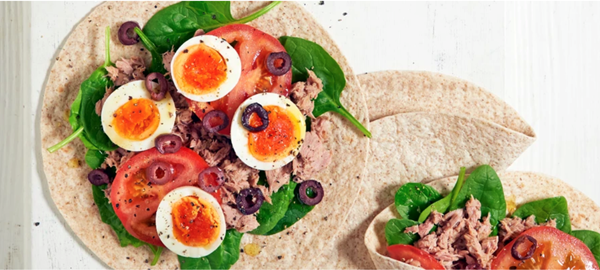 Tuna Niçoise wraps