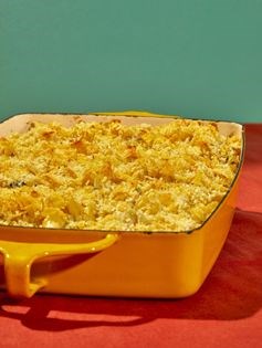 Tuna noodle casserole 2.0 with salt & vinegar crumbs