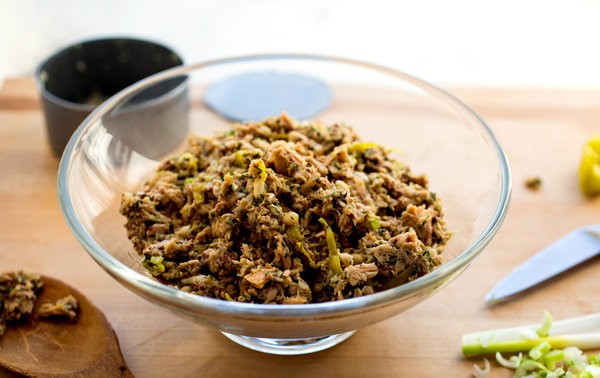 Tuna salad composée 