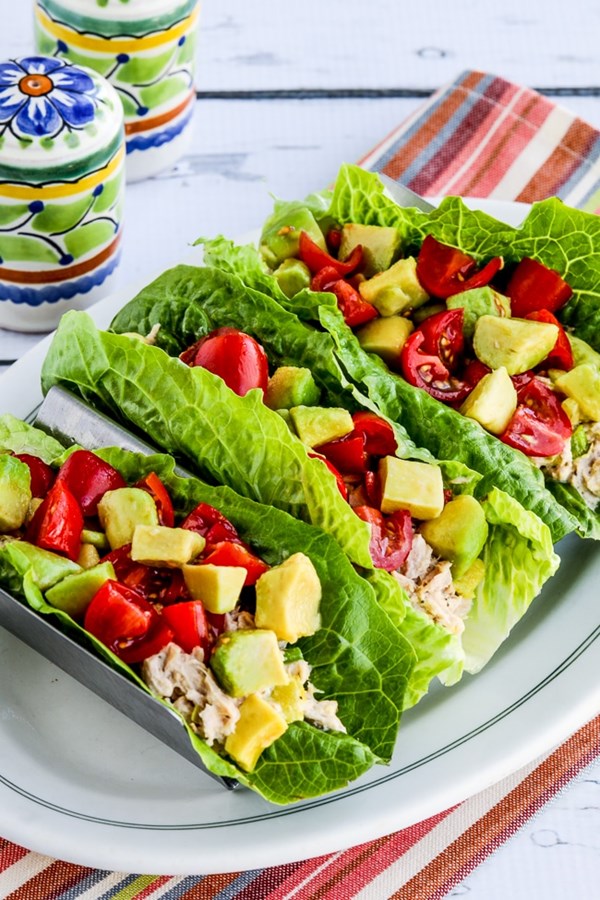 Tuna salad lettuce wraps