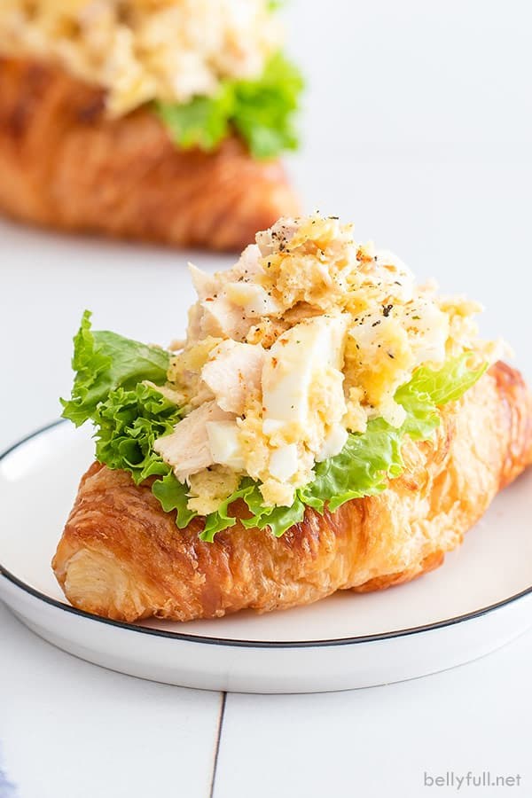 Tuna salad with egg