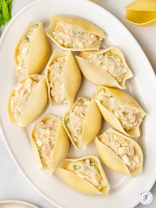 Tuna stuffed shells