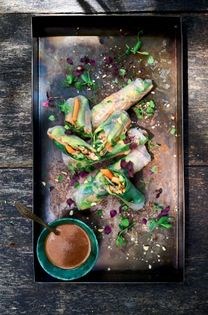 Tuna summer rolls