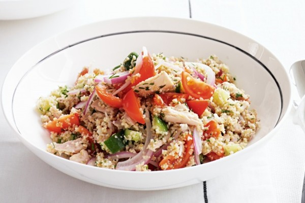 Tuna tabbouleh salad
