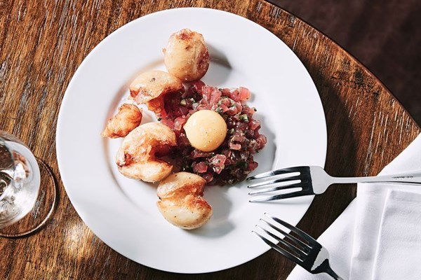 Tuna tartare and potato