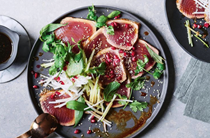 Tuna tataki with ponzu