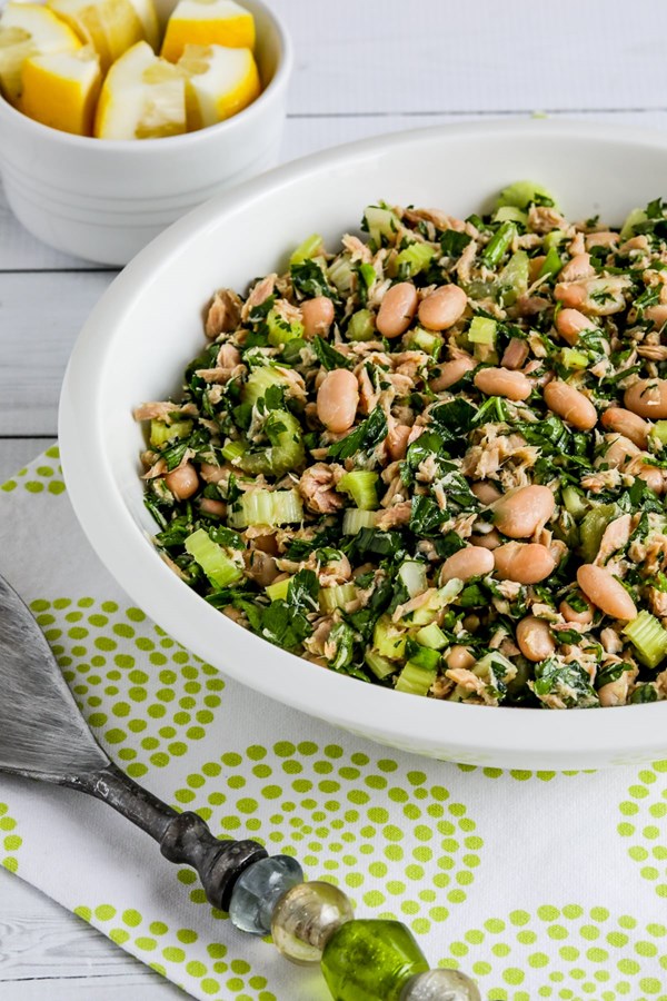 Tuna white bean salad