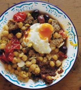 Tunisian chickpea soup (Leblebi)