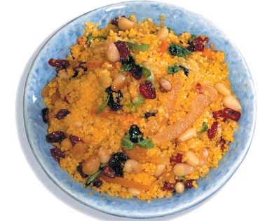Tunisian couscous salad with pine nuts & barberries