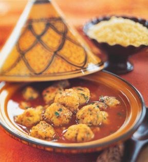 Tunisian fish ball tagine (Tagine kefta mn hoot, or boulettes de poisson)