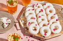 Tunisian rosewater-almond paste cookies (Kaak warqa)
