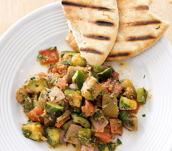Tunisian-style grilled vegetables (Mechouia)