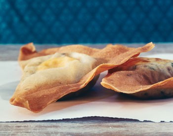 Tunisian tuna-and-egg turnover (Brik)