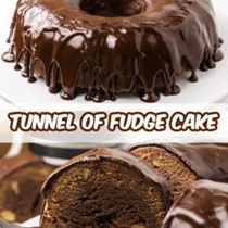 Tunnel of fudge cake