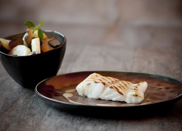 Turbot, celeriac, Jerusalem artichoke and truffle