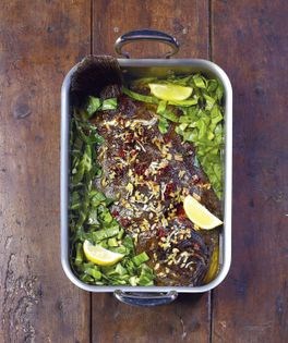 Turbot with bok choy and chilli